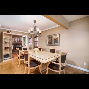 Formal dining room table